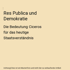 Res Publica und Demokratie