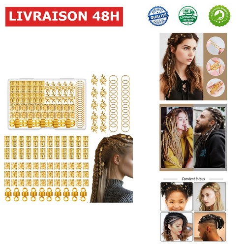 Bijoux cheveux tresse doré - bijoux,