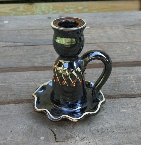 Ancien bougeoir pied - , de