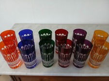 12 verres en cristal 24% de