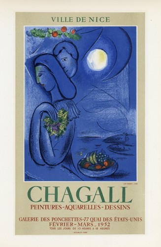 Affiche lithographique marc - affiche, de