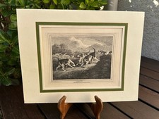 Gravure ancienne Harriers -