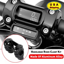 2" Black Handlebar Riser 1