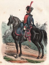 Garde Impériale Artillerie à Cheval Napoléon Bonaparte Premier Empire Uniforme