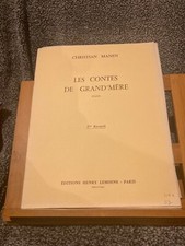 Christian Manen Les Contes de Grand'Mère 2e recueil partition piano Lemoine