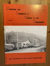 Magazine tramways vapeur secondaires 1988 46 Les tramways des Alpes-Maritimes