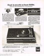 PUBLICITE ADVERTISING 055 1976  DUAL  chaine HI-FI  KA 460
