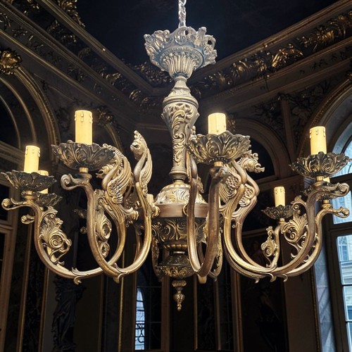 Lustre ancien bronze - ancien,