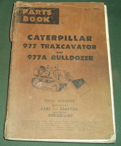 Cat caterpillar 977 - cat,