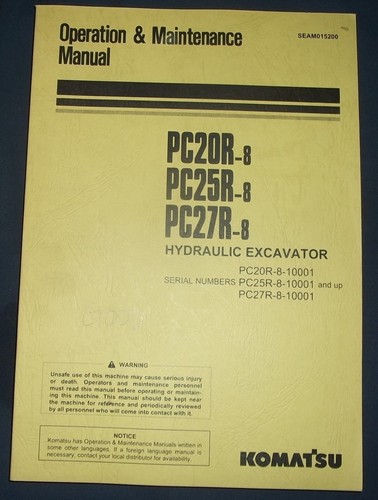 Komatsu pc20r pc25r 8 - pc20r-8, pc25r-8
