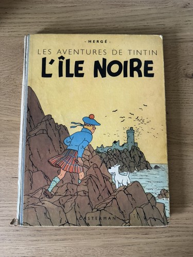 Tintin ile noire b1 de - tintin, l’ile