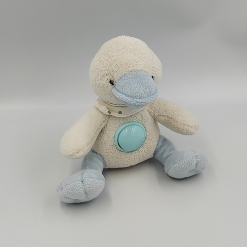 Doudou veilleuse canard blanc