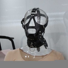 Dildo Tête Hood Harnais Bouche Gag Adulte Jouets Sexuels Couple Gode Stimulateur