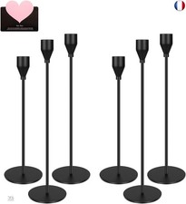 TAVADA Chandelier Bougeoir 6 Pcs,Chandelier de Mariage Différentes 