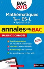 ANNALES BAC 2013 MATHS ES SPE