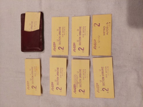 Lot tickets ratp anciens - lot,