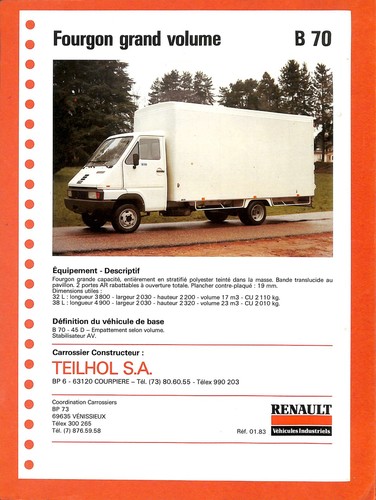 Renault fourgon grand - /,