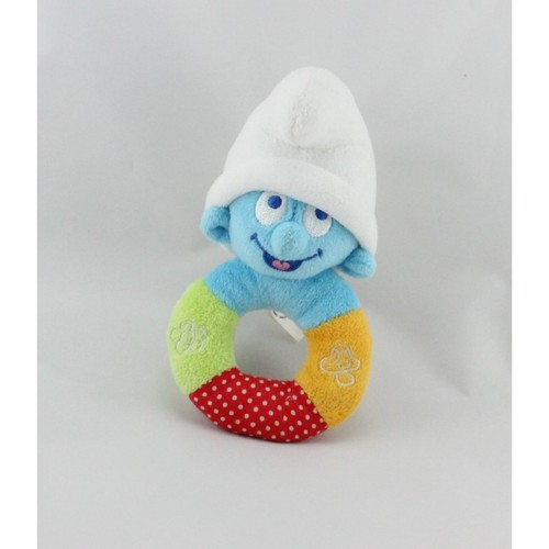 Doudou hochet schtroumpf peyo - doudou,