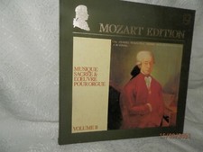 MOZART EDITION volume 11 musique sacrée & l'oeuvre pour orgue PHILIPS 6747 384 