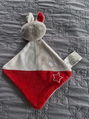 Doudou lapin siplec rouge - -,