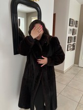 Manteau long vison - manteau,