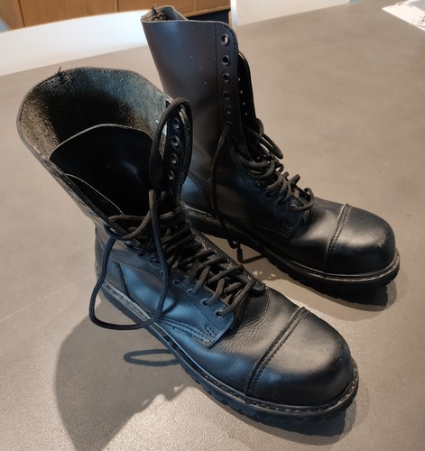 Rangers cuir noir undercrover - rangers,