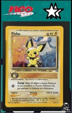 Carte Pokémon Pichu 12/111 Holo Edition 2 Néo Génésis Wizards FR 3