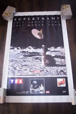 SUPERTRAMP ️? ABOUT TIME CONCERT French Vintage Music Poster Original 1997