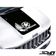 Graphique JEEP RENEGADE TRAILHAWK Coffre Devant en vinyle Adhésif Transfert