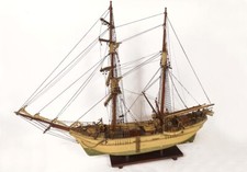 Maquette bateau voilier deux-mâts catalan goélette Pailebot Marco fin XIXè