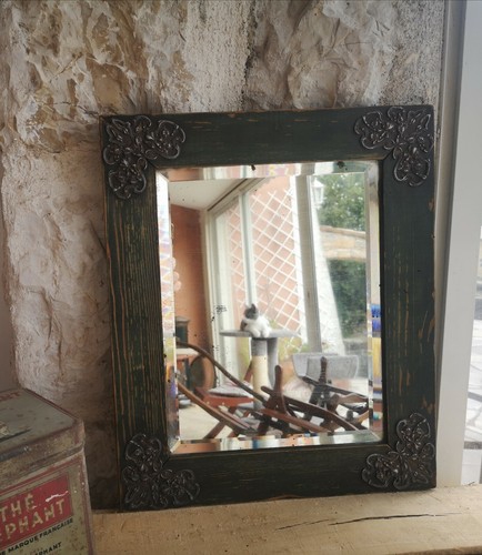 Ancien miroir mural - , art