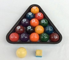 BOULES DE BILLARD DE TABLE -
