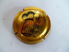 Capsule de champagne : Générique, JÉROBOAM, peint par RD, or et noir