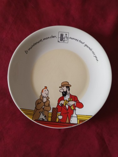 Assiette creuse tintin les - assiette, et