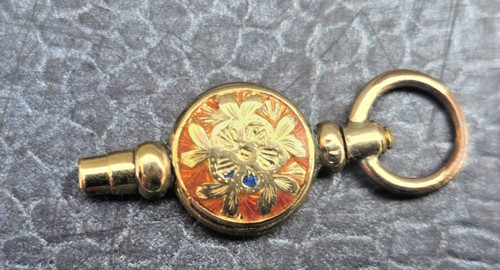 Clé montre gousset - or, gold