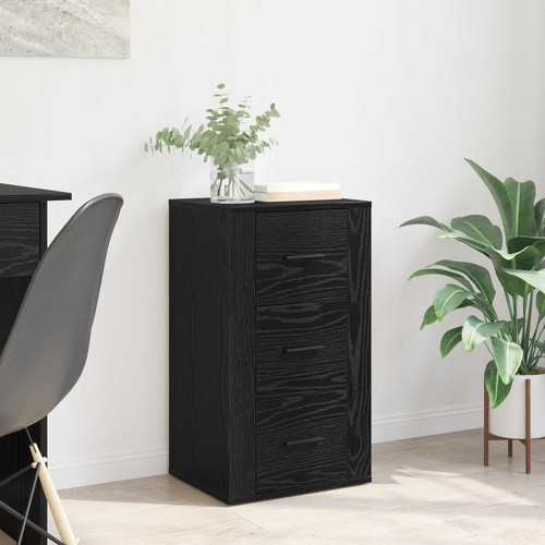 Buffet chêne marron - marron, 40x33x70