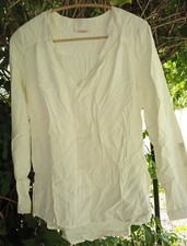 blouse classe chemise blanche Camaieu 36 S