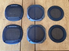 Lot anciennes grilles haut parleurs automobiles 