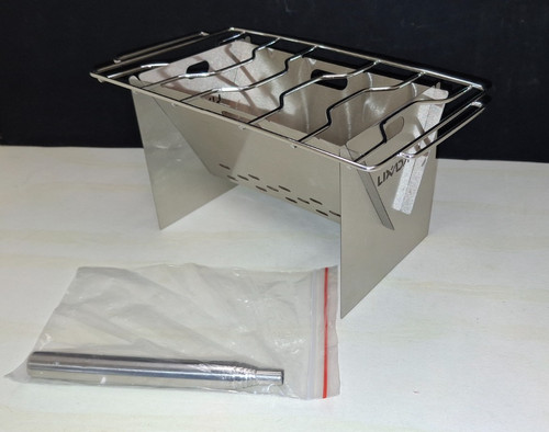 Mini barbecue portable inox - portable,