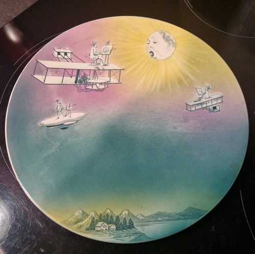 Assiette surealiste amand - st,