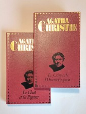  2  LIVRES AGATHA CHRISTIE Le Crime de l'Orient-Express . Le Chat et les Pigeons