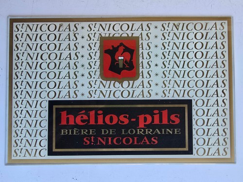 Fixé sous verre helios - sous-verre, helios-pils