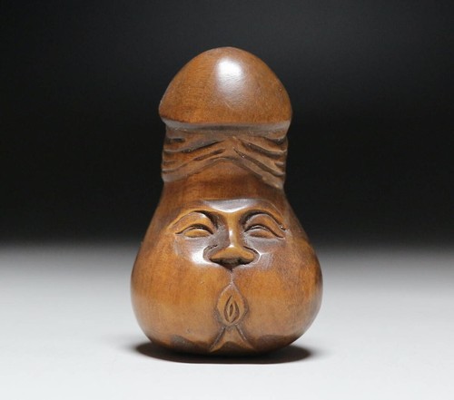 Netsuke shunga japonais rétro - netsuke,