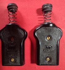 Lot 2 Fiches Électriques Anciennes en bakélite