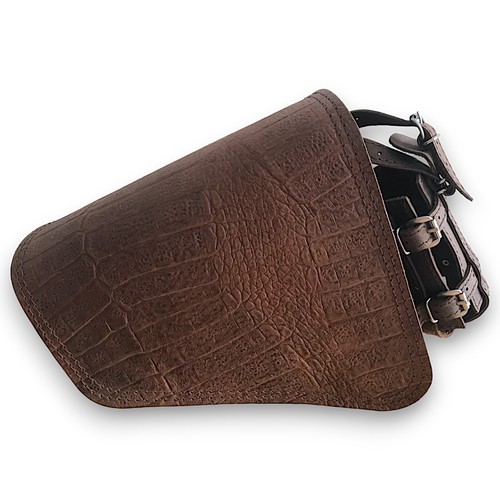 Cuir véritable sacoche panier - cuir,
