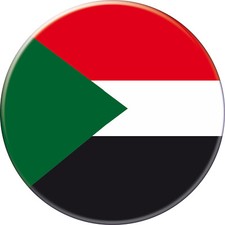 Soudan drapeau du monde 25-38-56-75 mm Broche Bouton pin badge épingle