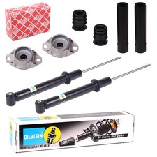 2x BILSTEIN B4 Amortisseur + Febi Palier Arrière Convient pour Peugeot 307 Soude