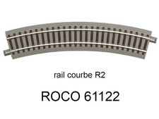 ROCO Rail courbe R2 358 mm 30