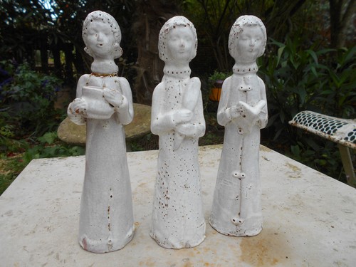 Sculpture statue terre cuite
