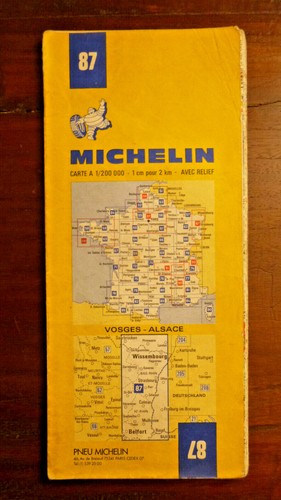 Carte michelin ancienne 1979 - michelin,